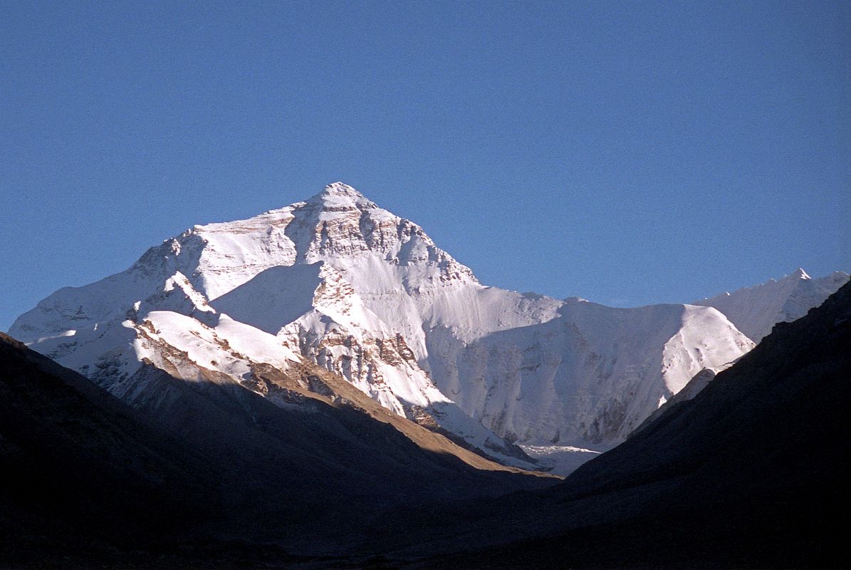 30 Everest North Face Before Sunset From Rongbuk Monastery